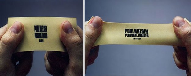 Neparastākās vizītkartes pasaulē: personīgā stiepšanās trenera vizītkarte