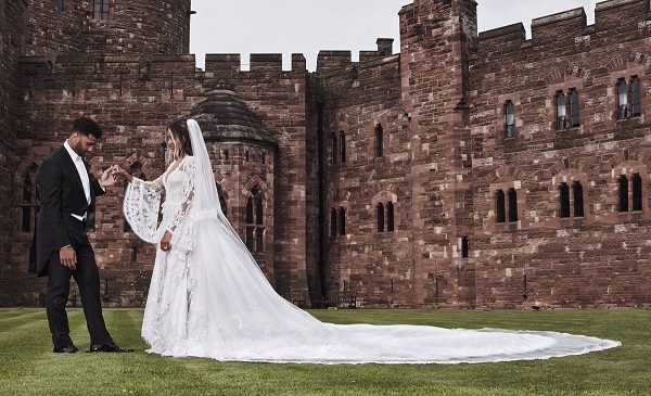 De smukkeste bryllupper med berømtheder ligner en eventyr: Ciara og Russell Wilson